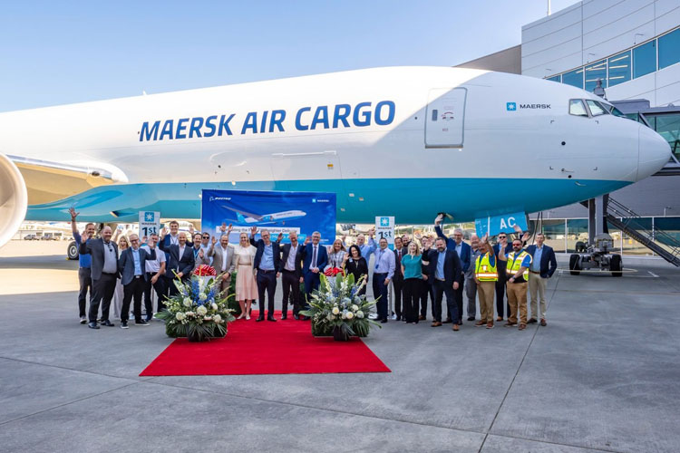 Maersk Air Cargo recibe su primer Boeing 777F | América Vuela